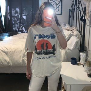 Free People Distressed “The Doors” Tee
